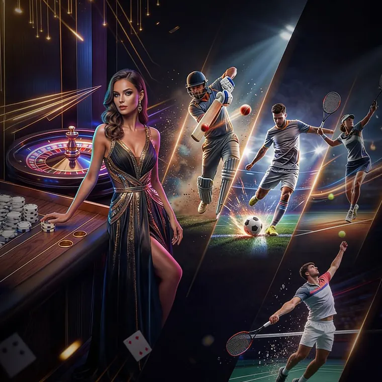 Sports betting interface with various sports